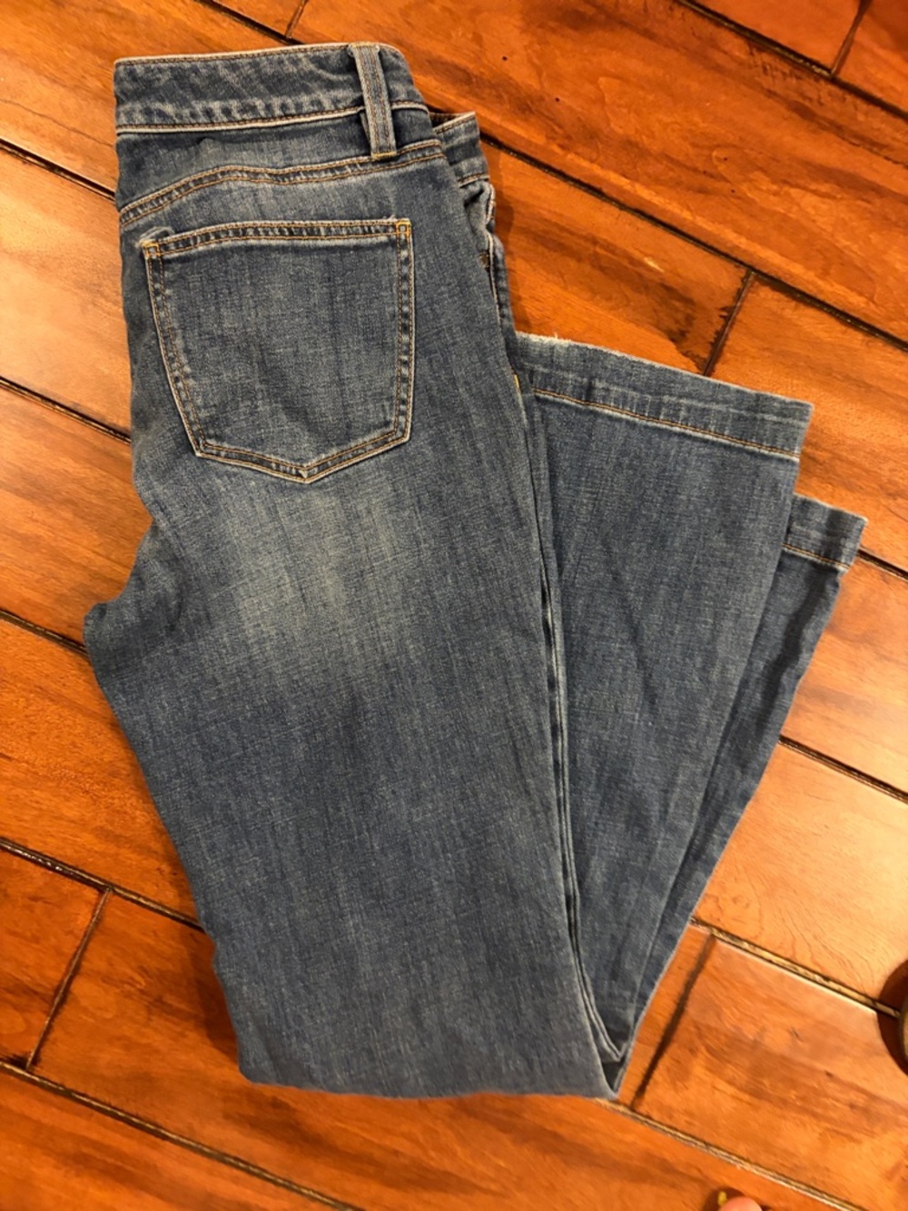 Talbots Women's Medium Blue Wide-Leg Jeans